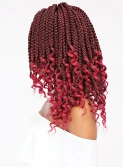 JANET COLLECTION NALA TRESS BOX BRAID CURLY FINISH CROCHET BRAID 12 (BBC12) 7 JANET COLLECTION NALA TRESS BOX BRAID CURLY FINISH CROCHET BRAID 12 (BBC12) -Aveda Store finish2 1868 detail