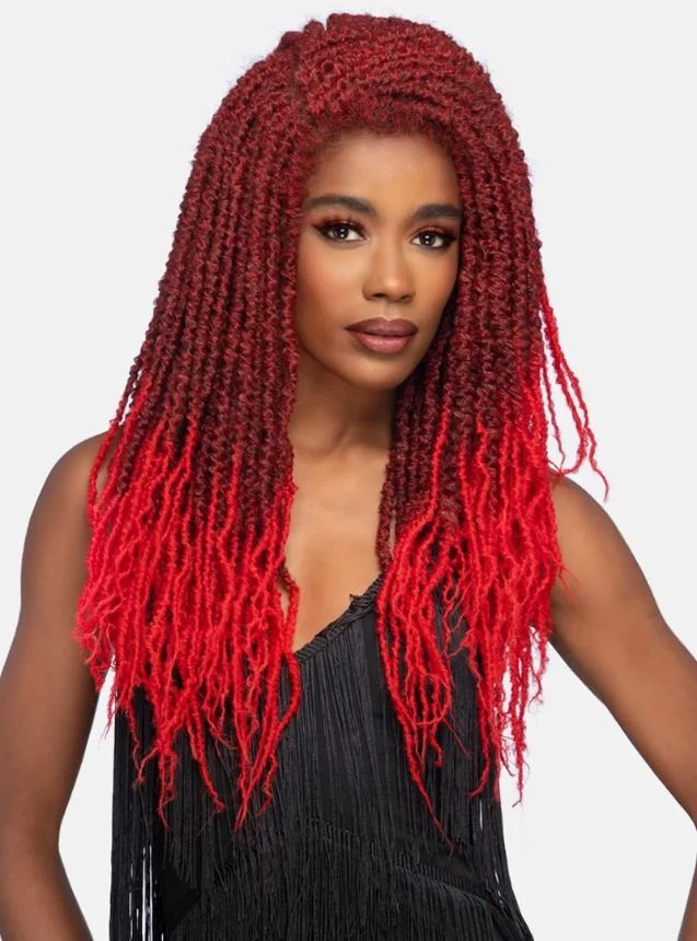 Vivica A Fox Zulu Braid 3x Distressed Fula Locs Crochet Braids - FULALOC-340 1 Vivica A Fox Zulu Braid 3x Distressed Fula Locs Crochet Braids - FULALOC-340