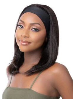Its A Wig Human Hair Wig - HEADBAND 5 -Aveda Store headband52m