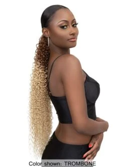 Janet Collection Remy Illusion Ponytail - WATER WAVE 32 9 Janet Collection Remy Illusion Ponytail - WATER WAVE 32 -Aveda Store iwater4m