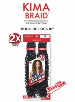 Harlem 125 Kima 2X BOHO DE LOCS Crochet Braid 16 KBD16 -Aveda Store kbd165m