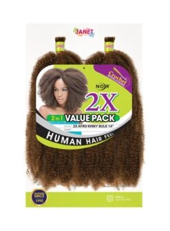 Janet Collection Noir 2X AFRO KINKY Bulk 14 -Aveda Store kinky5