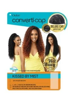 Outre Converti Cap Premium Synthetic Wet & Wavy Wig - KISSED BY MIST -Aveda Store kissed by mist9m