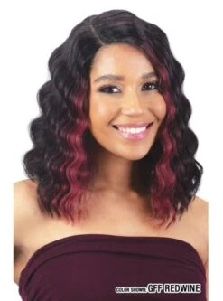 Model Model HD Lace To Lace Part Lace Front Wig - DEFINED CRIMP CURL -Aveda Store l5lcc3m