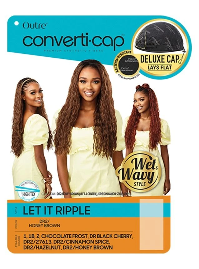 Outre Converti Cap Wet And Wavy Premium Synthetic Full Wig - LET IT RIPPLE 8 Outre Converti Cap Wet And Wavy Premium Synthetic Full Wig - LET IT RIPPLE - Image 8