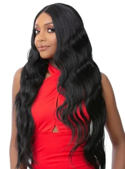 Its A Wig Premium Synthetic HD Lace Front Wig - CRIMPED MEGA HAIR 7 -Aveda Store mega73m