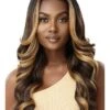 Outre Premium Synthetic HD Transparent Swiss Lace Front Wig