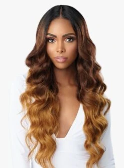 Sensationnel Human Hair Blend HD Butta Lace Front Wig - OCEAN WAVE 30