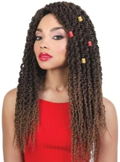 Motown Tress 3X THIN PASSION TWIST Crochet Braid 18