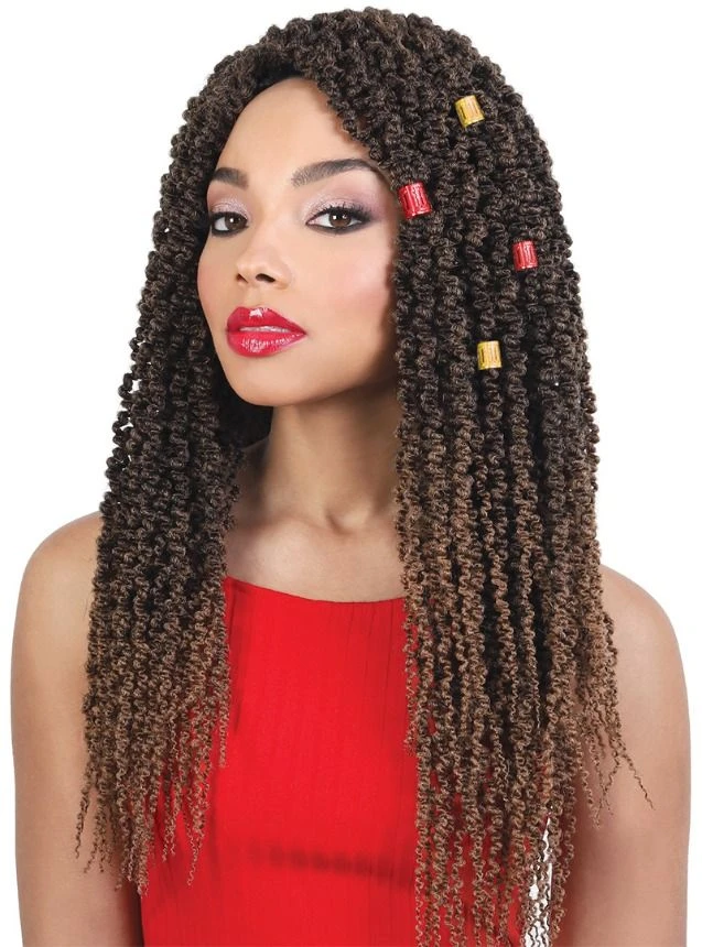 Motown Tress 3X THIN PASSION TWIST Crochet Braid 18 1 Motown Tress 3X THIN PASSION TWIST Crochet Braid 18