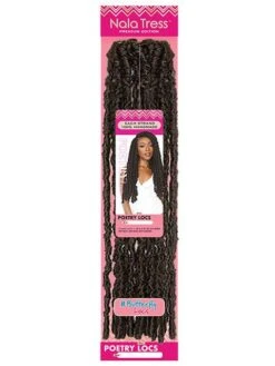 Janet Collection Nala Tress POETRY LOCS Crochet Braid 24 -Aveda Store poetryl246