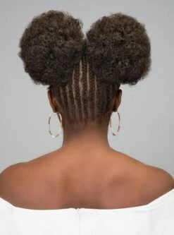 Janet Collection Noir Afro Puff 2Pcs (AFP11) -Aveda Store puff4m