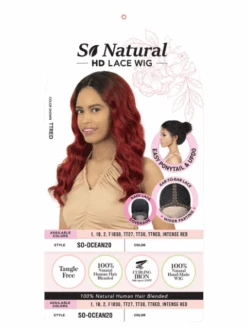 R&B Collection So Natural Blended Human Hair HD Lace Wig - SO-OCEAN 20 -Aveda Store so ocean 203m