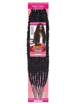 Janet Collection Nala Tress ZIGGY MAMBO TWIST Crochet Braid 30 -Aveda Store ziggy5m